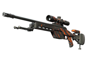 StatTrak™ SSG 08 | Slashed (Well-Worn)