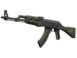 AK-47 | Emerald Pinstripe (Well-Worn)