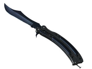 ★ Butterfly Knife | Blue Steel (Battle-Scarred)