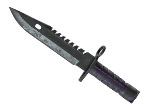 ★ StatTrak™ M9 Bayonet | Ultraviolet (Battle-Scarred)