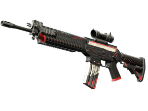 SG 553 | Cyrex (Battle-Scarred)