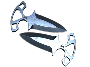 ★ StatTrak™ Shadow Daggers | Blue Steel (Well-Worn)