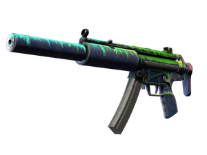 StatTrak™ MP5-SD | Phosphor (Battle-Scarred)