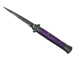 ★ Stiletto Knife | Ultraviolet (Battle-Scarred)