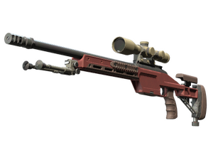 SSG 08 | Red Stone (Minimal Wear)