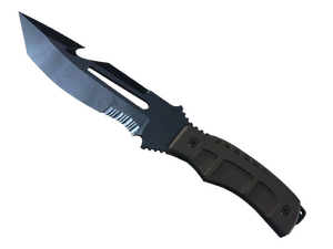 ★ Survival Knife | Blue Steel (Well-Worn)