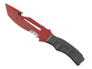 ★ Survival Knife | Crimson Web (Well-Worn)