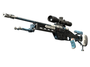 StatTrak™ SSG 08 | Ghost Crusader (Well-Worn)