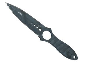 ★ StatTrak™ Skeleton Knife | Night Stripe (Battle-Scarred)