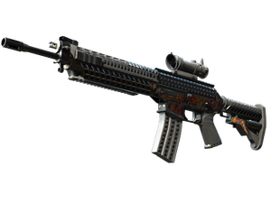 StatTrak™ SG 553 | Heavy Metal (Factory New)