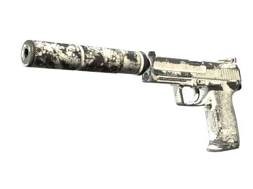 USP-S|Whiteout(Battle-Scarred)