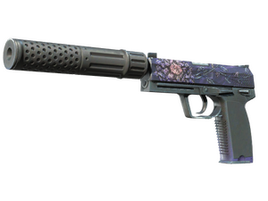 USP-S | Black Lotus (Minimal Wear)