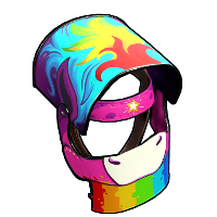 Rainbow Pony Helmet