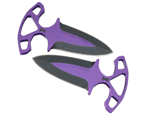 ★ StatTrak™ Shadow Daggers | Ultraviolet (Minimal Wear)