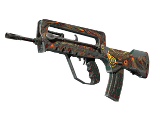 FAMAS | Eye of Athena (Battle-Scarred)