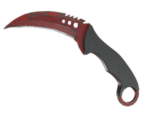 ★ Talon Knife | Crimson Web (Well-Worn)