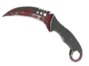 ★ Talon Knife | Crimson Web (Battle-Scarred)