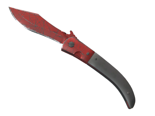 ★NavajaKnife|CrimsonWeb(Well-Worn)