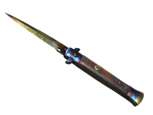 ★ Stiletto Knife | Case Hardened (Battle-Scarred)