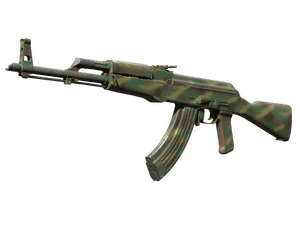 AK-47 | Jungle Spray (Well-Worn)