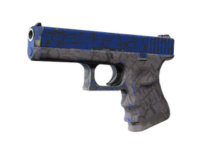 StatTrak™ Glock-18 | Blue Fissure (Field-Tested)