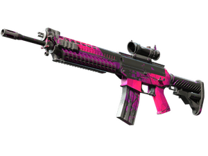 StatTrak™ SG 553 | Pulse (Well-Worn)