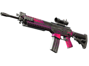 StatTrak™ SG 553 | Pulse (Battle-Scarred)